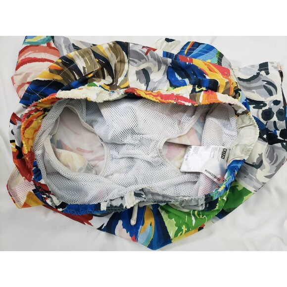 KITH Kids Swim Trunk Voyage Colorful Short Parrot Bird Animal Print Boy Size 12 - Picture 6 of 13